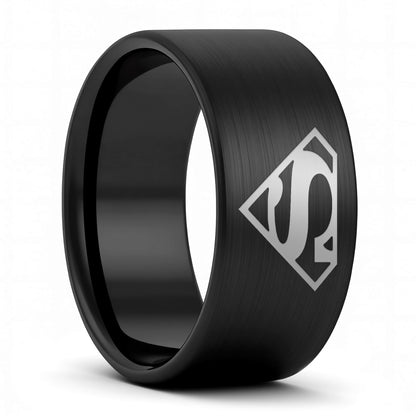 Superman Tungsten Men's Wedding Band