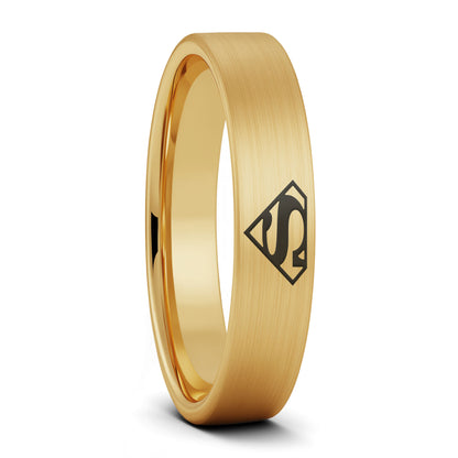 Superman Tungsten Men's Wedding Band