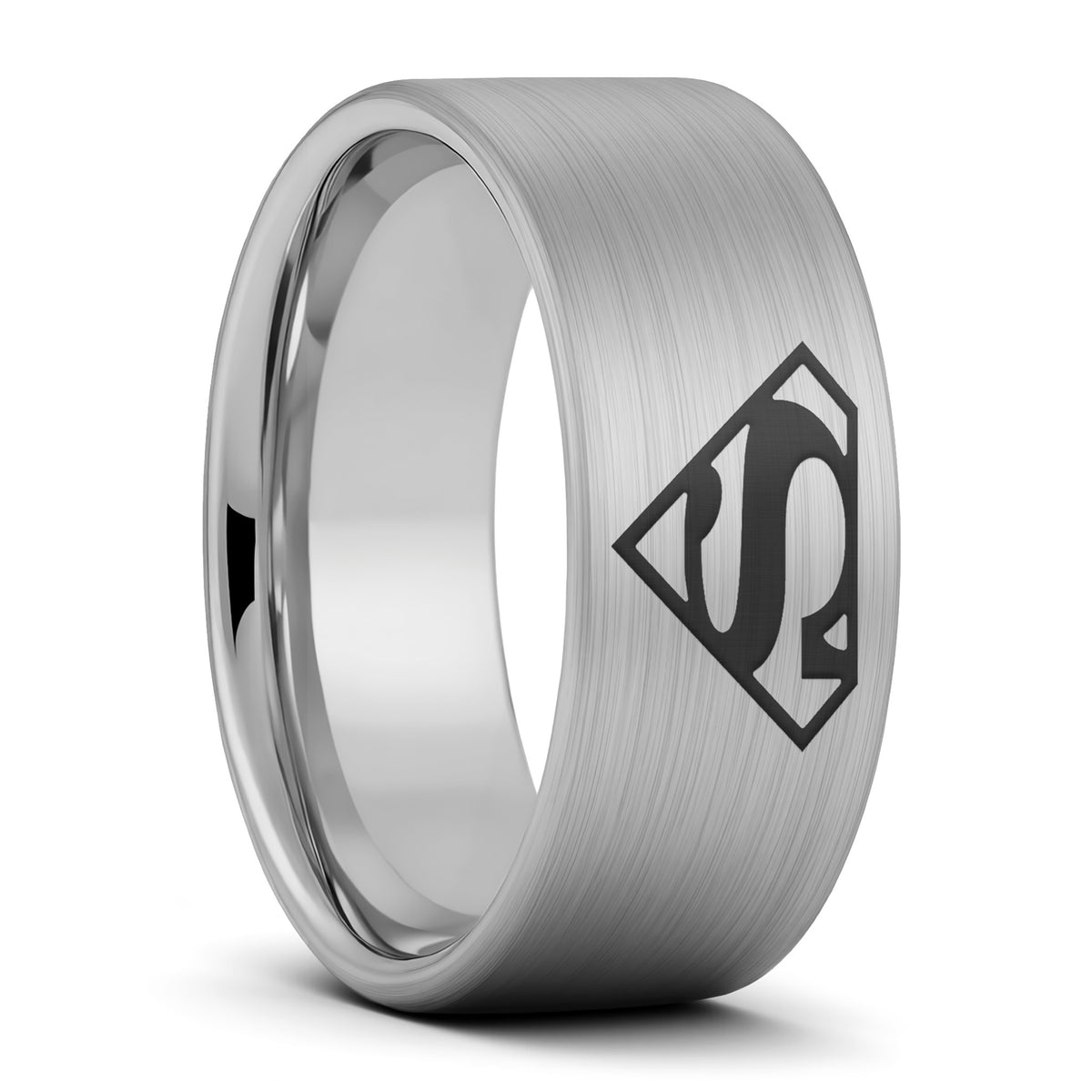 Superman Tungsten Men's Wedding Band