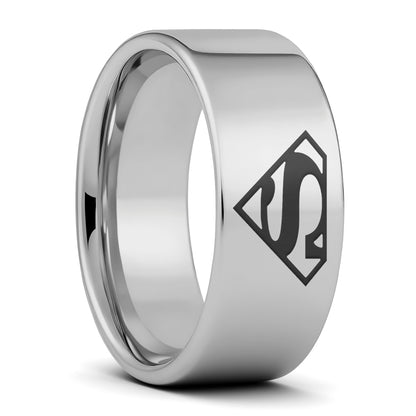 Superman Tungsten Men's Wedding Band