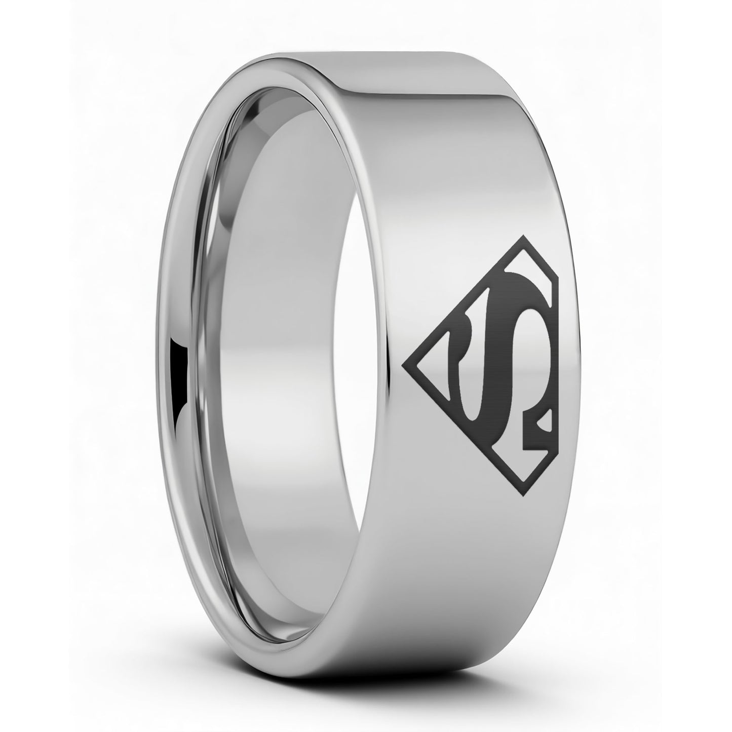 Superman Tungsten Women's Wedding Band