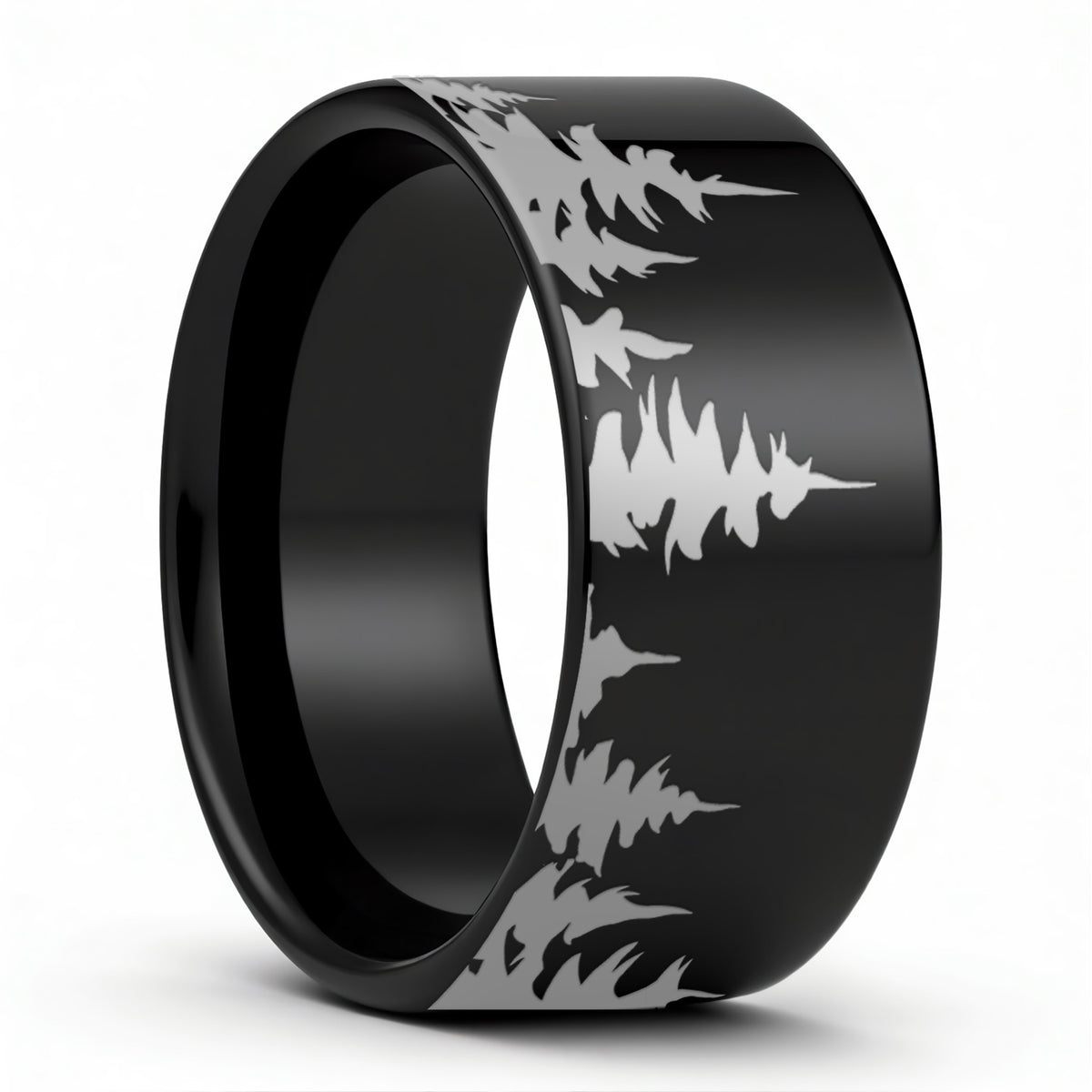 Treeline Tungsten Men's Wedding Band
