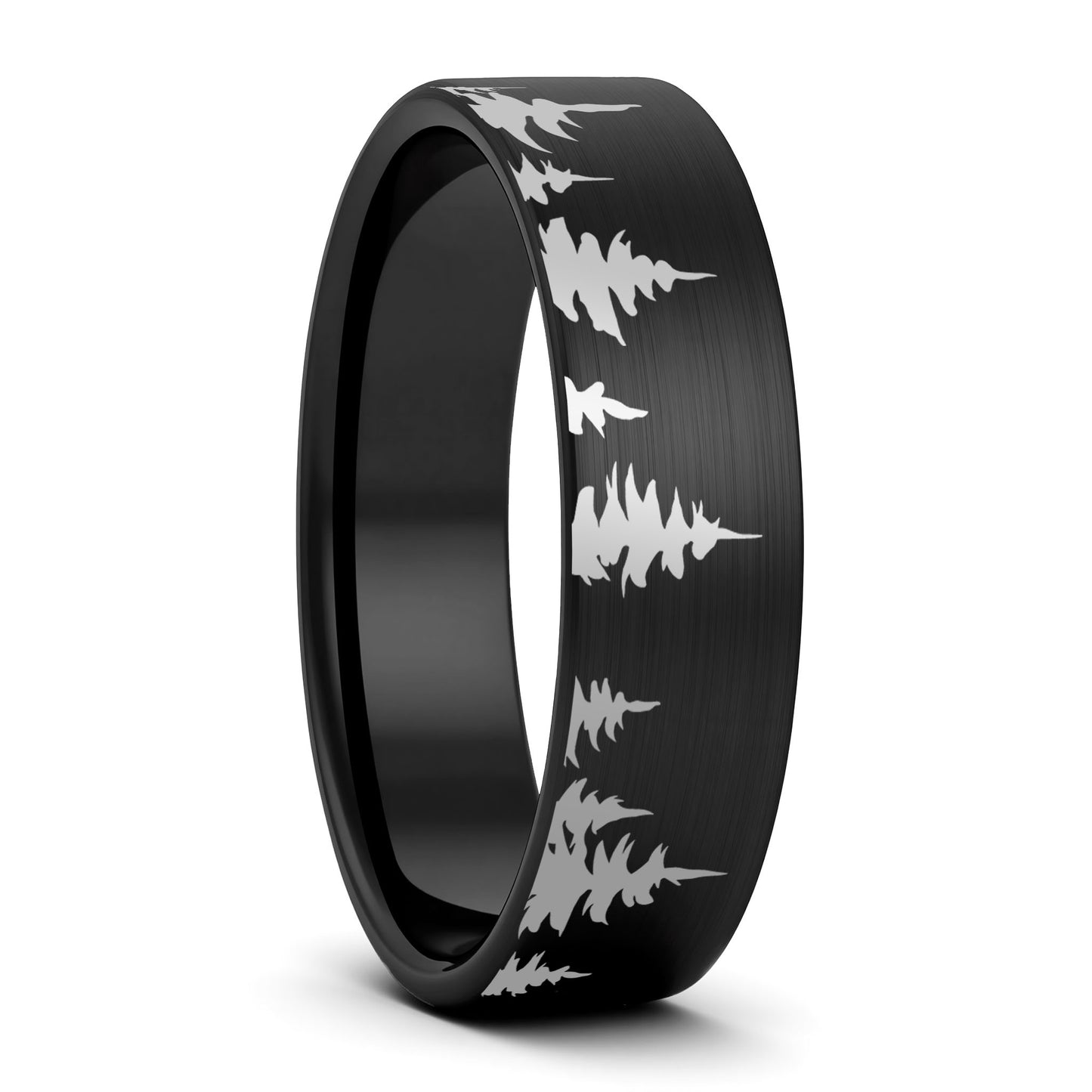 Treeline Tungsten Men's Wedding Band
