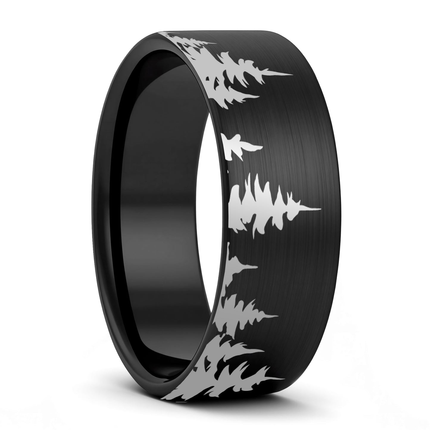 Treeline Tungsten Men's Wedding Band