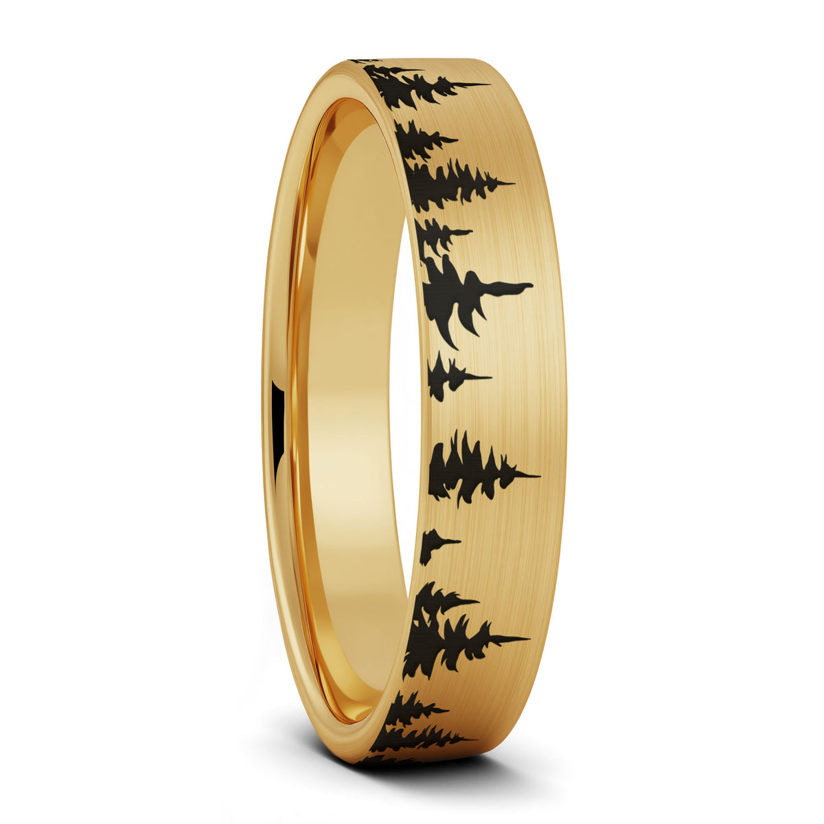 Treeline Tungsten Men's Wedding Band