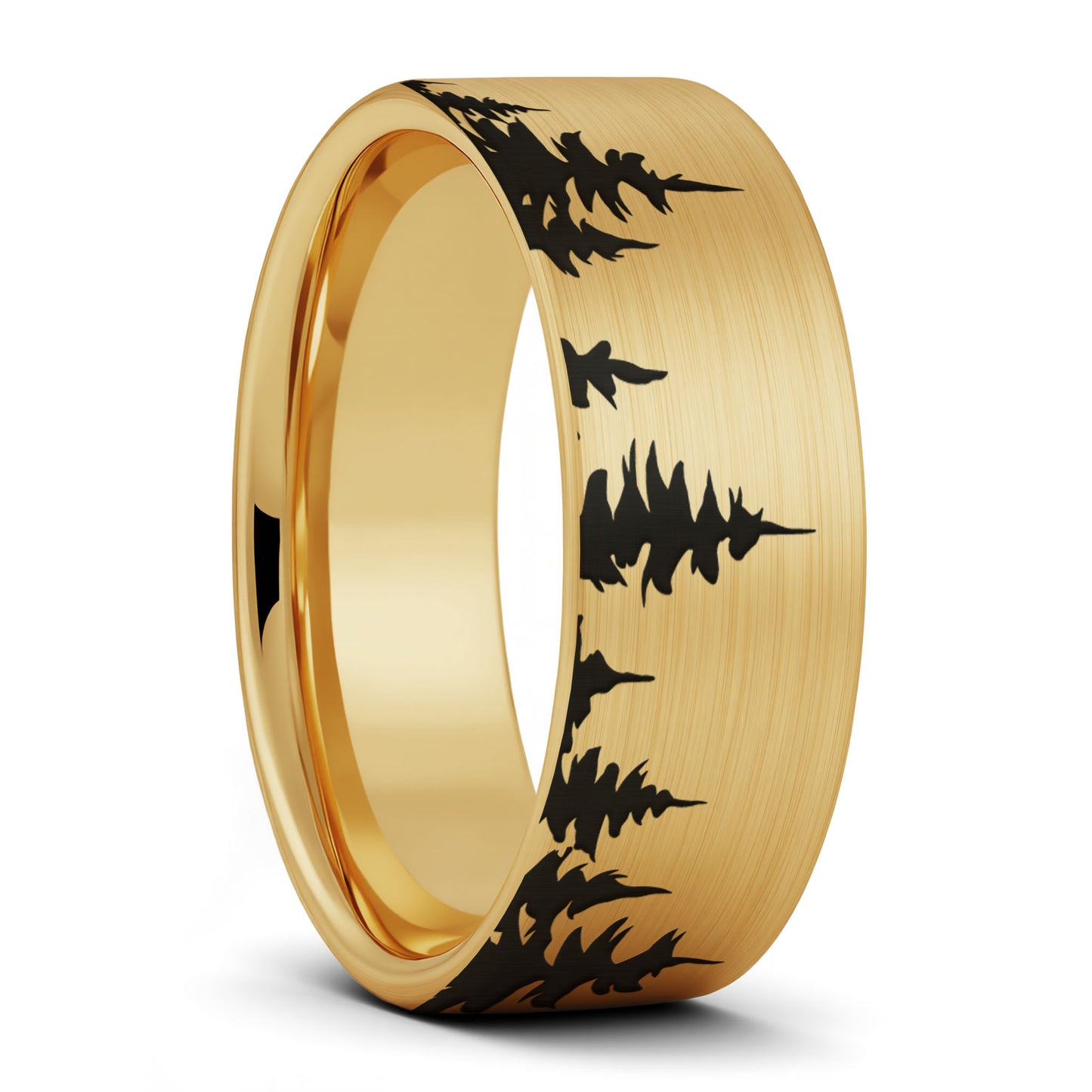 Treeline Tungsten Men's Wedding Band