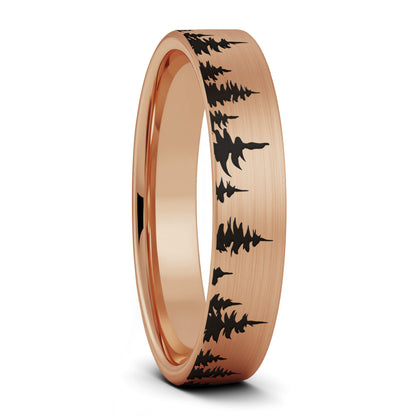 Treeline Tungsten Men's Wedding Band