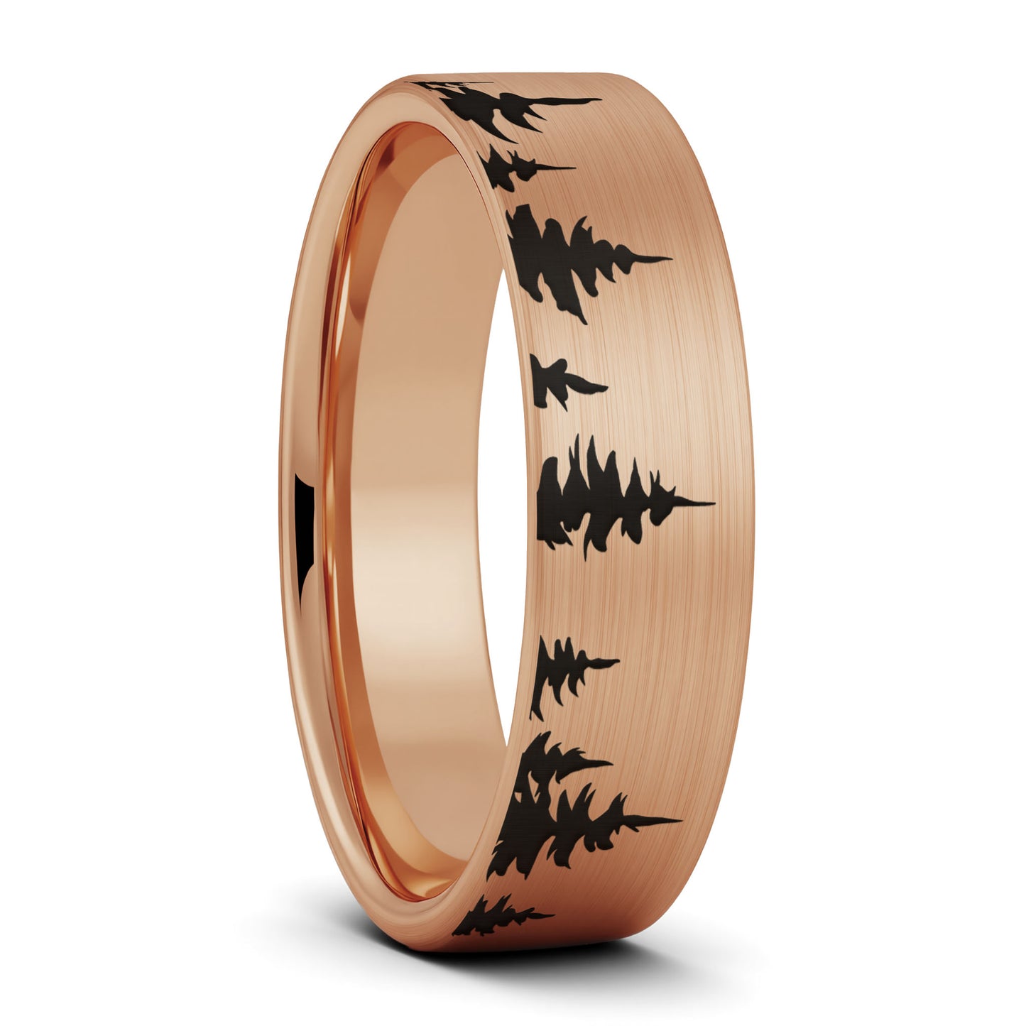 Treeline Tungsten Men's Wedding Band