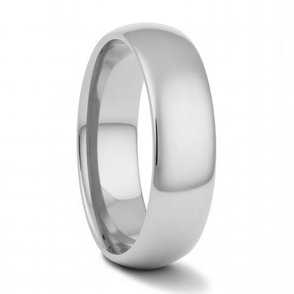 Tungsten Men's Domed Wedding Band