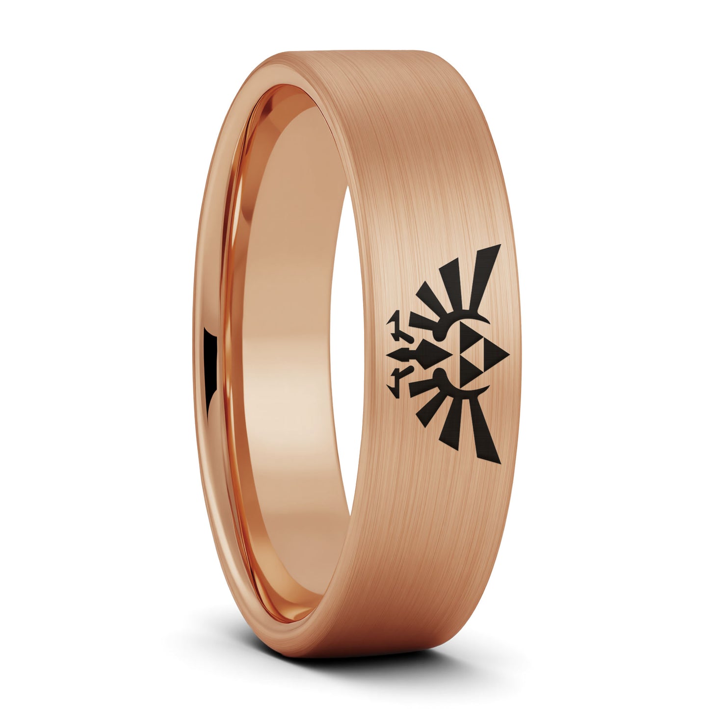 Alliance pour homme en tungstène noir Legend of Zelda