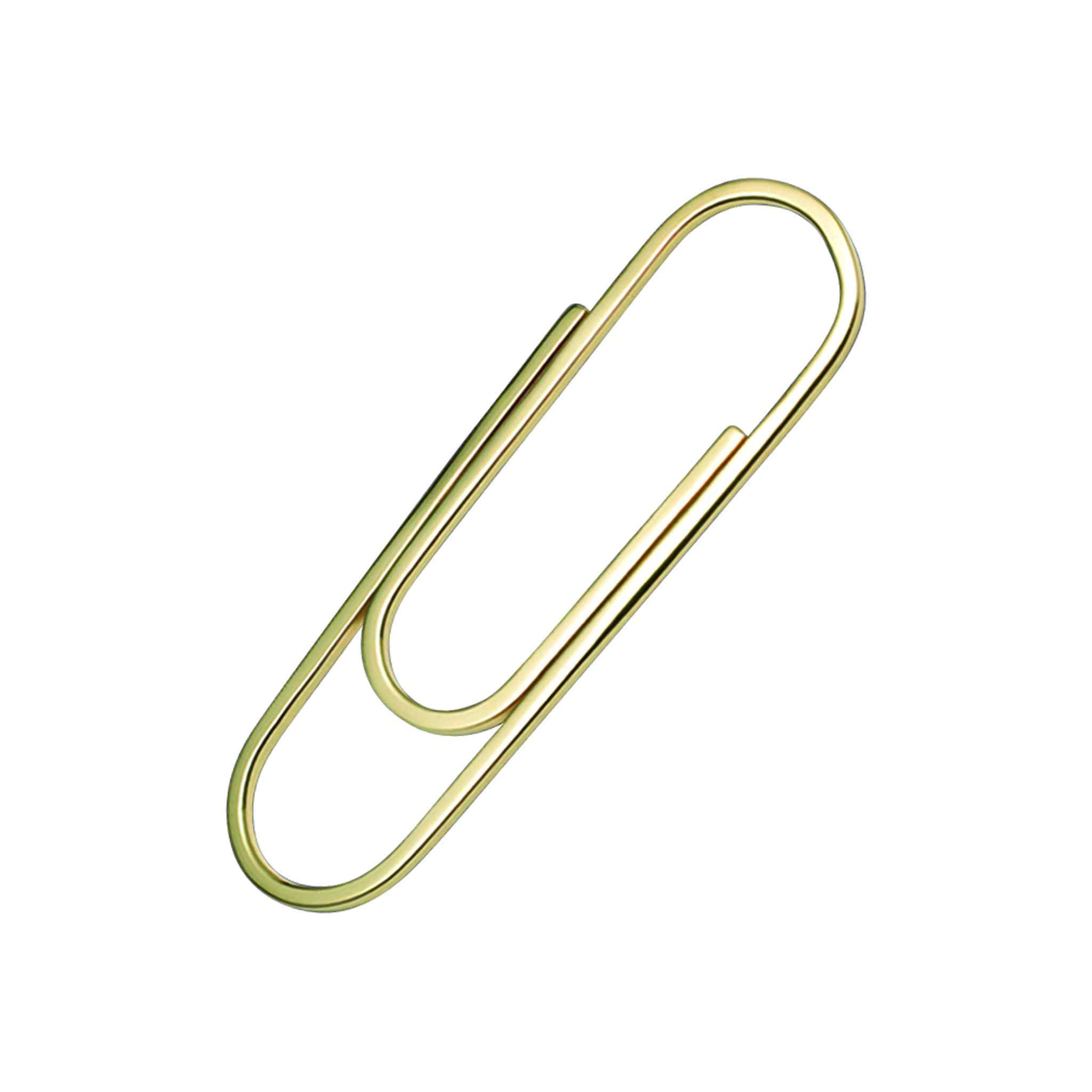 14k Yellow Gold Square Wire Paper Clip Money Clip | Vansweden Jewelers