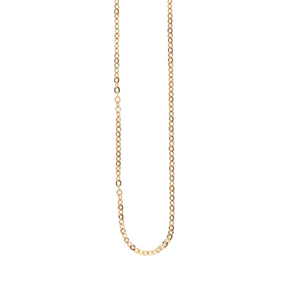 A 16" fine cable chain displayed on a neutral white background.