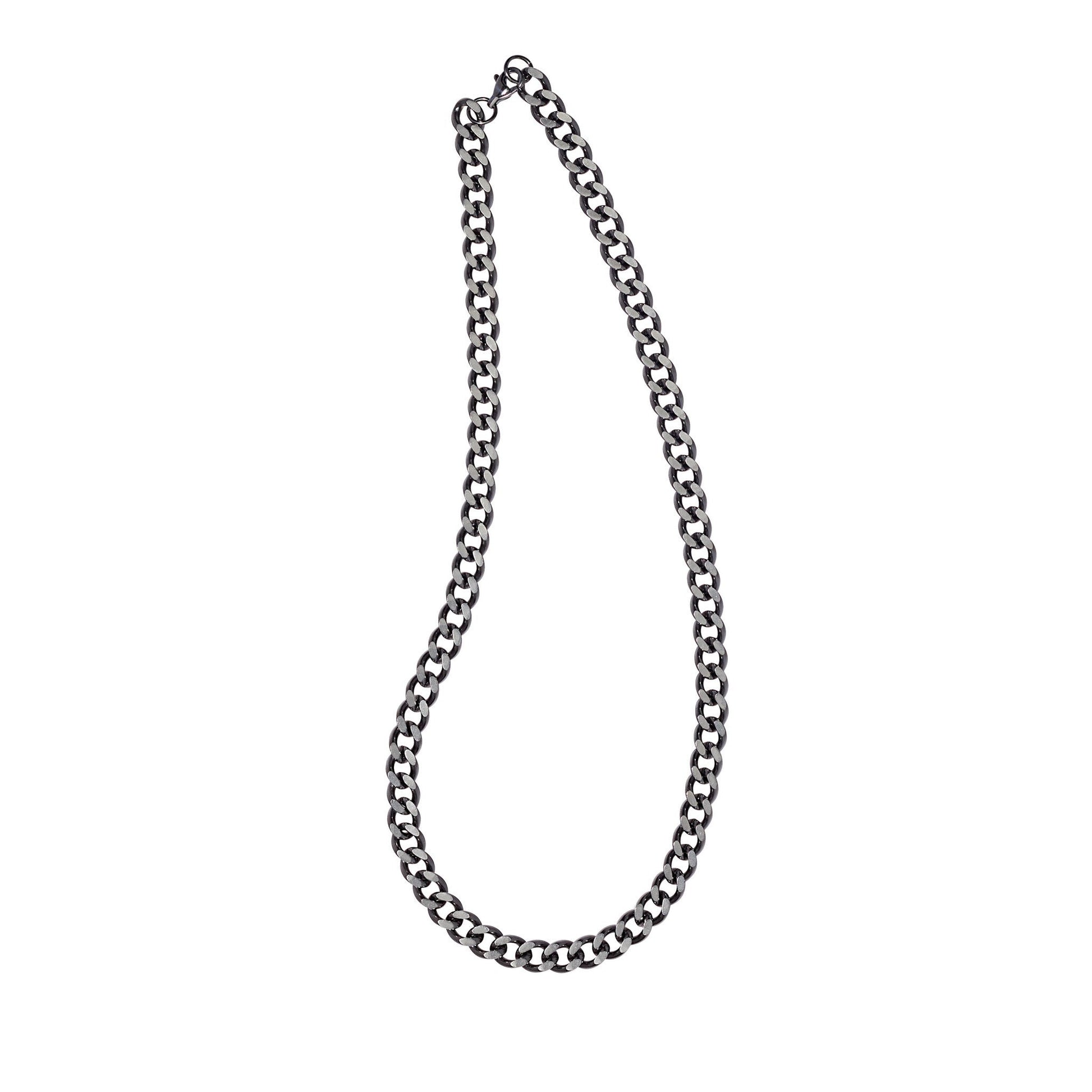 A 18" gold plated stainless steel curb chain displayed on a neutral white background.