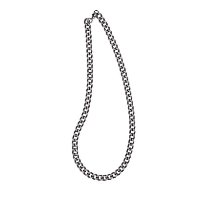 A 18" gold plated stainless steel curb chain displayed on a neutral white background.