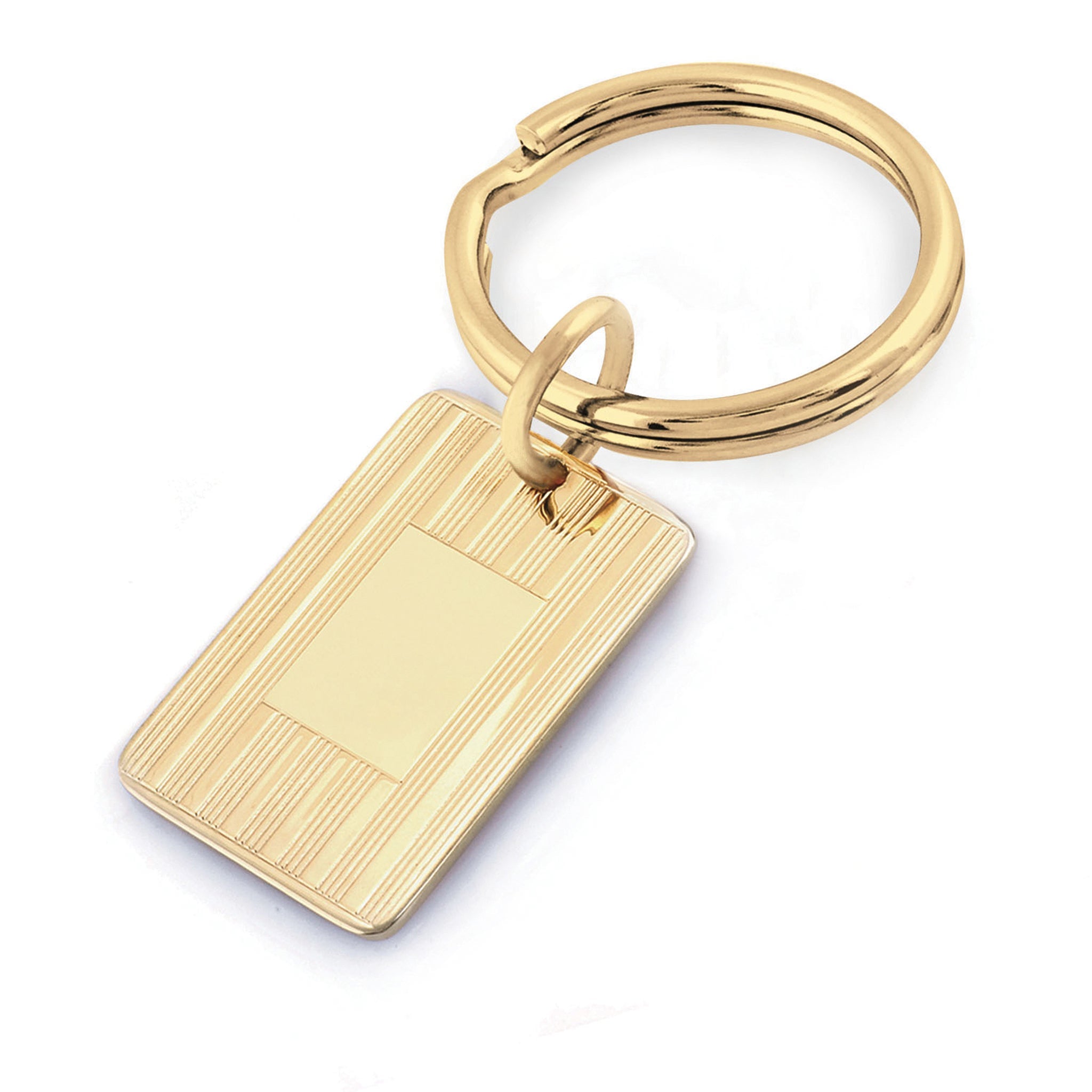 Polished Imprinted Key Ring | Vansweden Jewelers