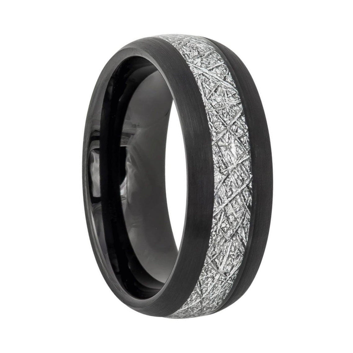 Men's Ring with Faux Meteorite | Vansweden Jewelers