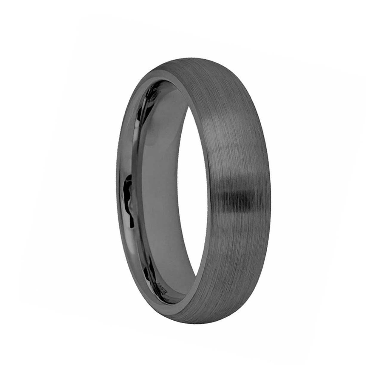 Gunmetal Gray Tungsten Men's Wedding Band