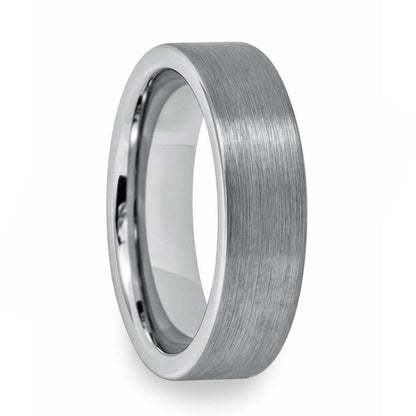 Brushed Tungsten Men's Wedding Band