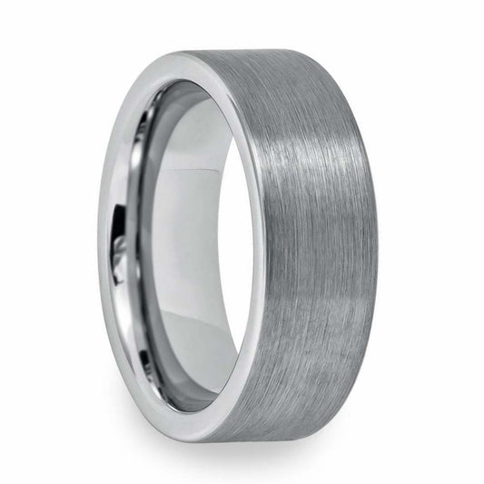 Brushed Tungsten Men's Wedding Band