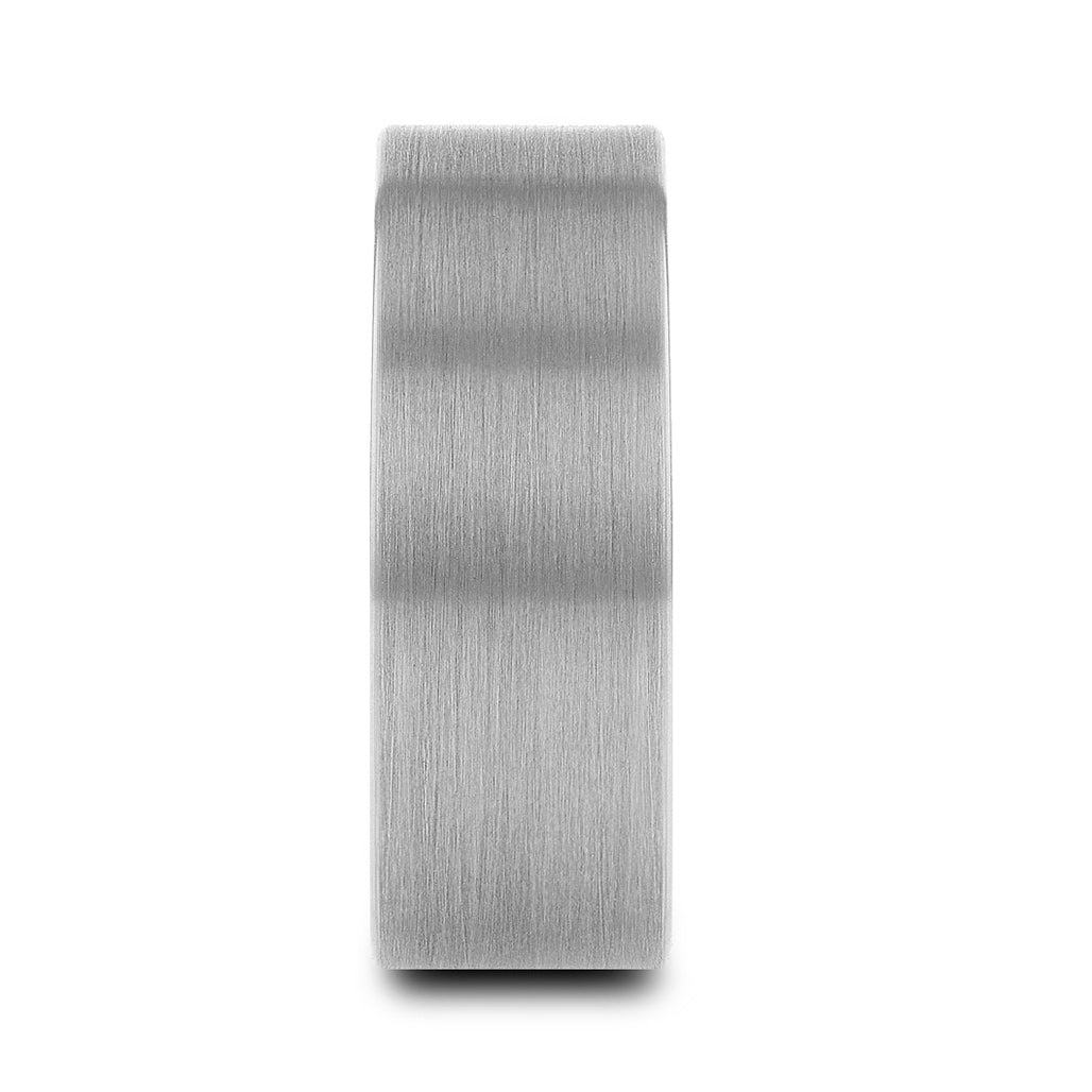 Brushed Tungsten Men's Wedding Band