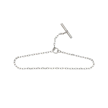 A cable link tie chain displayed on a neutral white background.