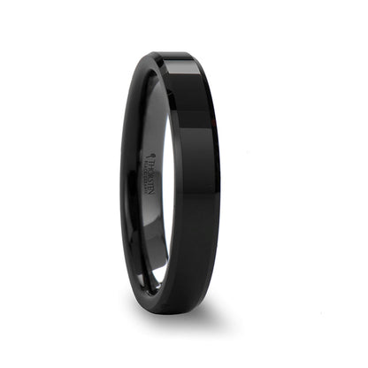 Black Ceramic Wedding Band