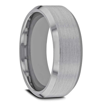 Classic Brushed Tungsten Wedding Band