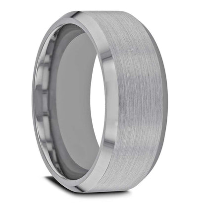 Classic Brushed Tungsten Wedding Band