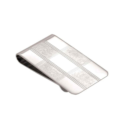 A classic money clip displayed on a neutral white background.