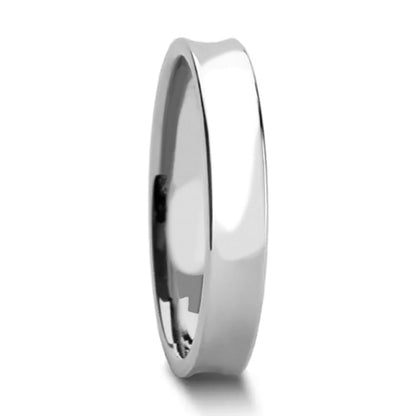 Concave Women's Tungsten Wedding Band
