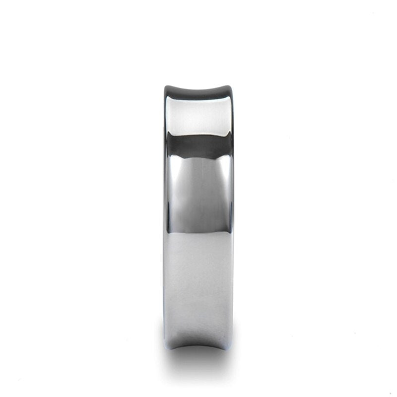 Concave Women's Tungsten Wedding Band