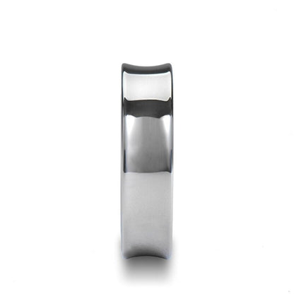 Concave Women's Tungsten Wedding Band