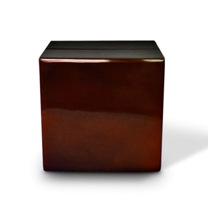Customized Light-Up Chocolate Wood Wedding Ring Box