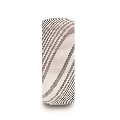 Damascus Steel Men's Wedding Band