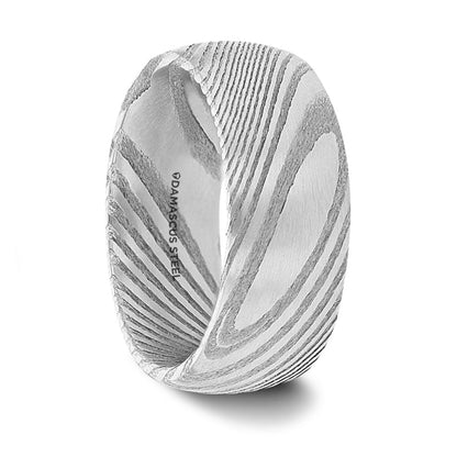 Damascus Steel Men's Wedding Band