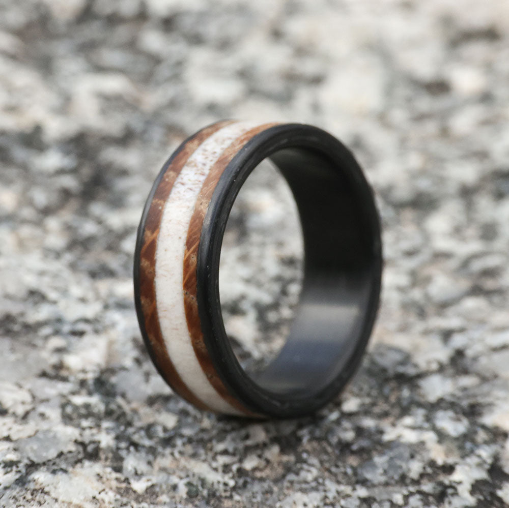 thumbnail image 2 of Rose Gold Tungsten – Napoleon Bands 2 of 12