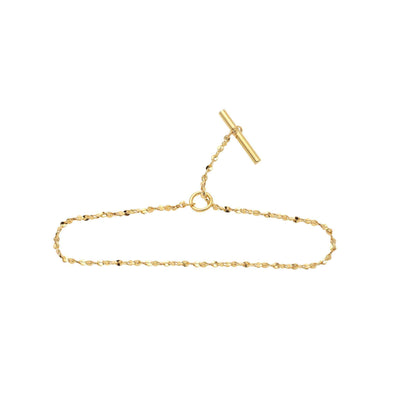 A nugget tie chain displayed on a neutral white background.