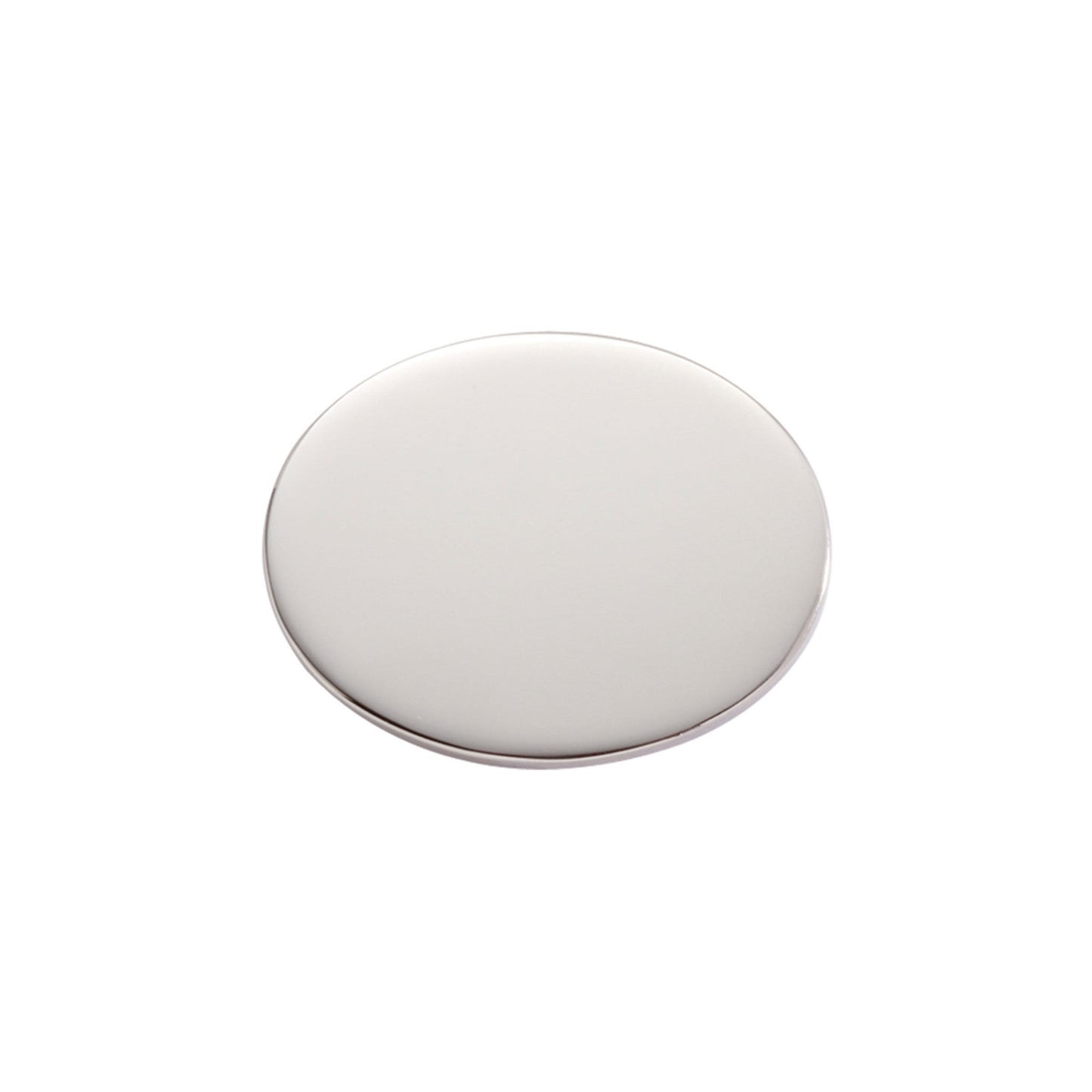 A polished oval pin displayed on a neutral white background.