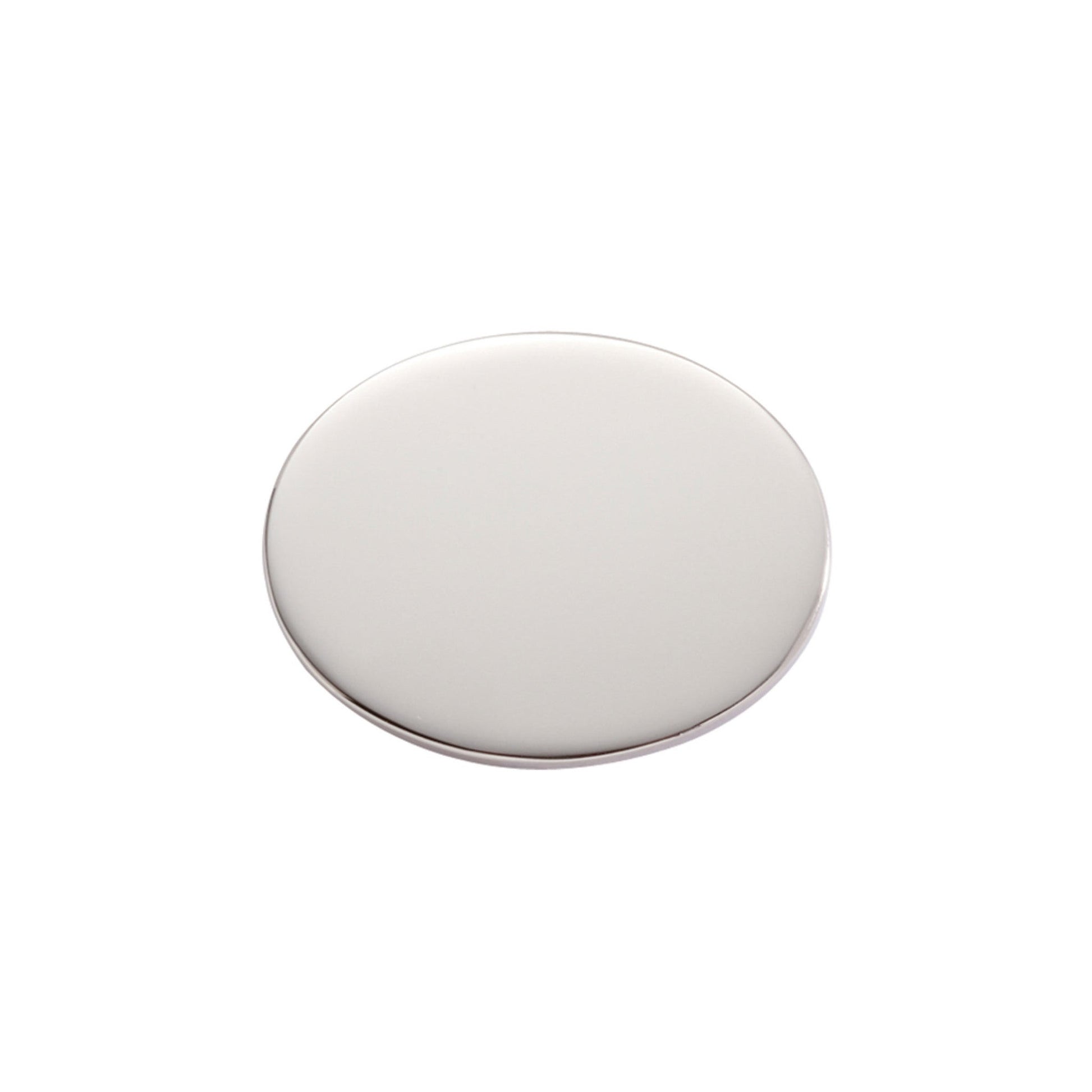 A polished oval pin displayed on a neutral white background.