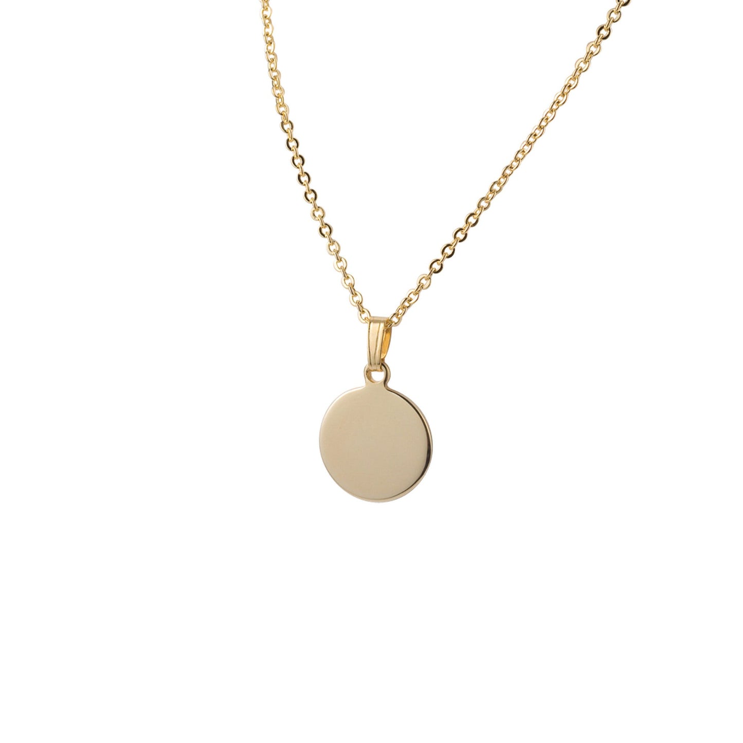 A round necklace necklace displayed on a neutral white background.