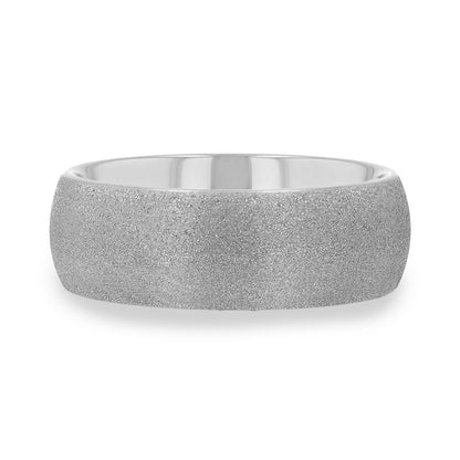 Sandblasted Tungsten Wedding Band