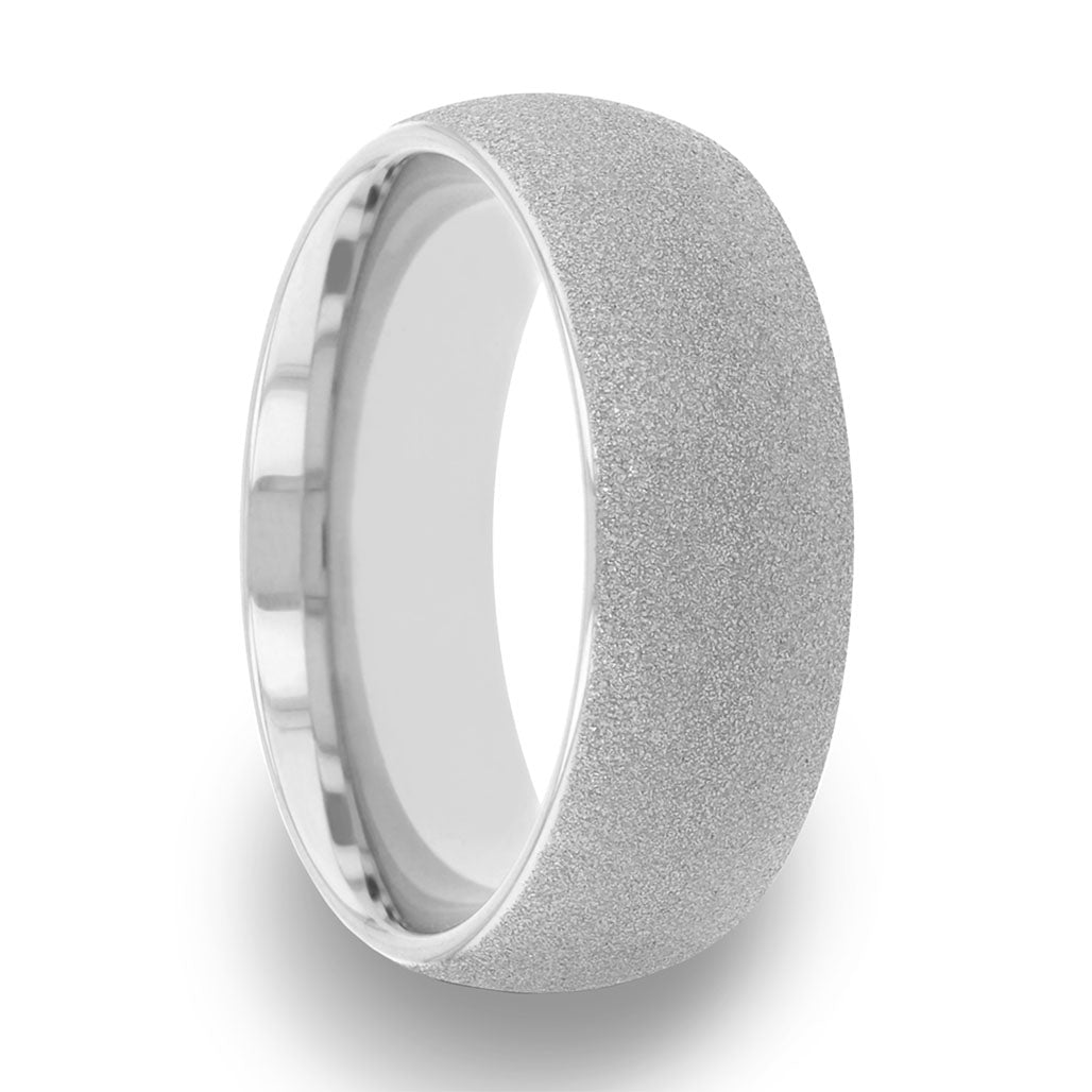 Sandblasted Tungsten Wedding Band