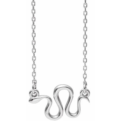 Snake Sterling Silver Necklace