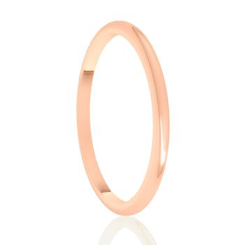 Stackable Classic 14k Gold Women's Ring