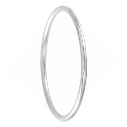 Stackable 14k White Gold Women's Ring