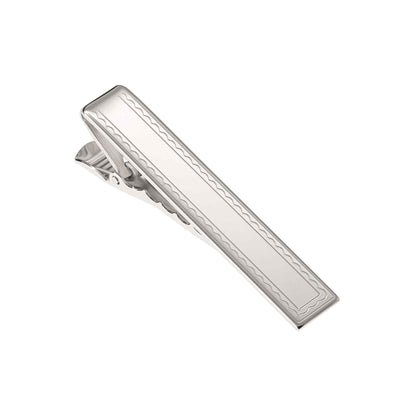 A tie bar with rope border displayed on a neutral white background.
