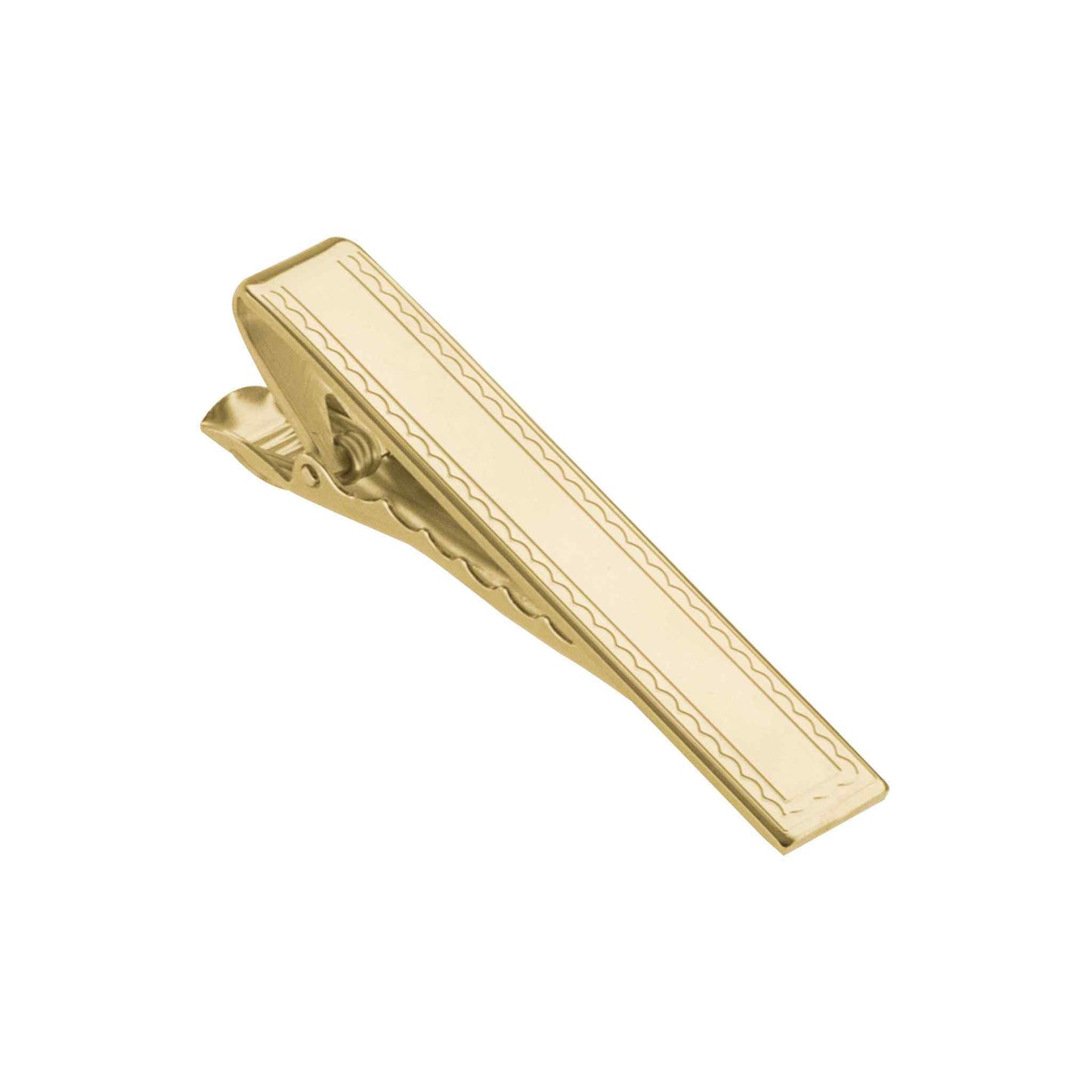A tie bar with rope border displayed on a neutral white background.