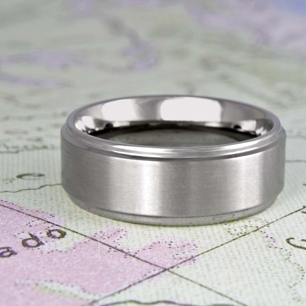 Opal Wedding Rings Set His and Hers Male Engagement Rings Titanium  Meteorite Rings Set - Etsy