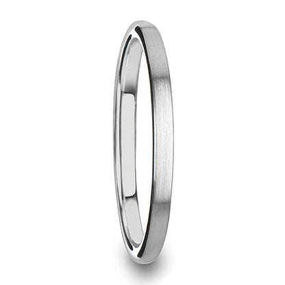 Women's Extra-Thin Stackable Tungsten Wedding Band